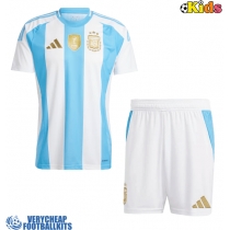 Argentina Replica Home Minikit Copa America 2024 Short Sleeve (+ pants)